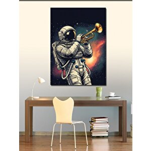 Kanvas Tablo Uzay Trompetçisi 70x100 cm