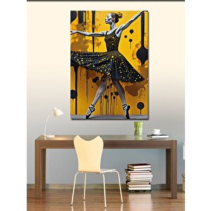 Kanvas Tablo Balerin Kadın 100x140 cm