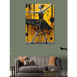 Kanvas Tablo Balerin Kadın 100x140 cm