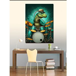 Kanvas Tablo Baterist  Dinazor 50x70 cm