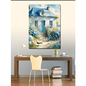 Kanvas Tablo Kır Evi 100x140 cm