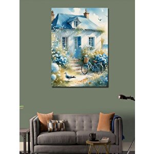 Kanvas Tablo Kır Evi 100x140 cm