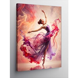 Kanvas Tablo Balerin Kadın 100x140 cm