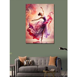 Kanvas Tablo Balerin Kadın 100x140 cm
