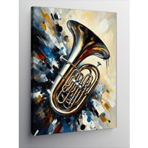 Kanvas Tablo Trombon Fırtınası 70x100 cm