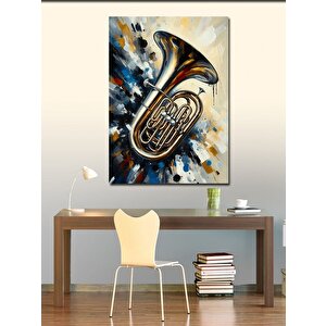 Kanvas Tablo Trombon Fırtınası 50x70 cm