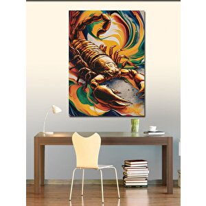 Kanvas Tablo Akrep 100x140 cm