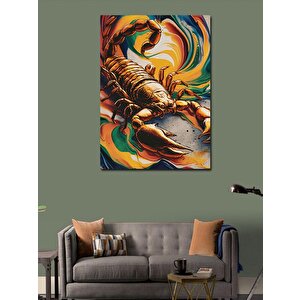 Kanvas Tablo Akrep 100x140 cm