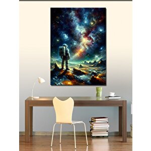 Kanvas Tablo Galaksiler Arasında Yalnızlık 100x140 cm