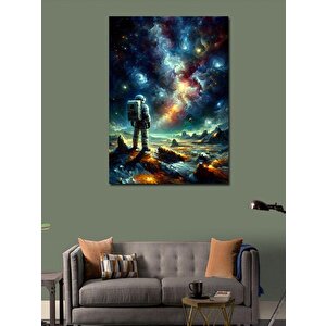 Kanvas Tablo Galaksiler Arasında Yalnızlık 100x140 cm