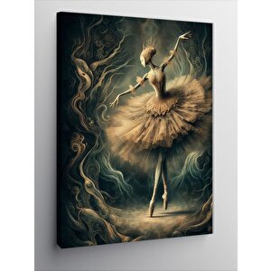 Kanvas Tablo Balerin Figürü 100x140 cm