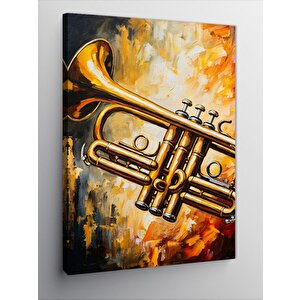 Kanvas Tablo Parlak Trompet 50x70 cm
