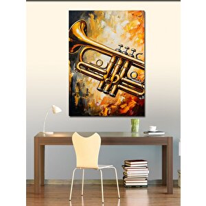 Kanvas Tablo Parlak Trompet 50x70 cm