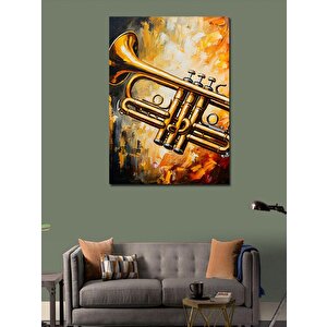 Kanvas Tablo Parlak Trompet 50x70 cm