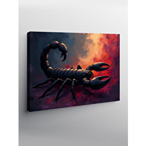 Kanvas Tablo Karanlık Akrep Detayı 100x140 cm