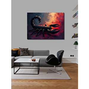 Kanvas Tablo Karanlık Akrep Detayı 100x140 cm