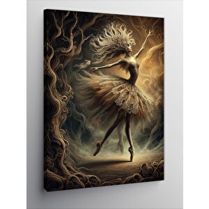 Kanvas Tablo Balerin Figürü 100x140 cm