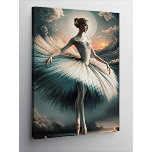 Kanvas Tablo Balerin Kadın 100x140 cm
