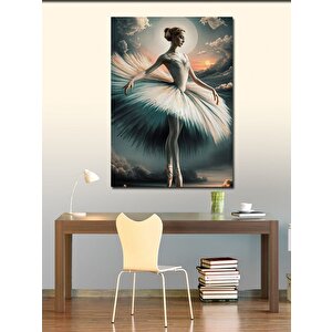 Kanvas Tablo Balerin Kadın 70x100 cm
