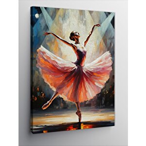 Kanvas Tablo Dönen Balerin 70x100 cm