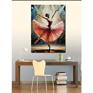 Kanvas Tablo Dönen Balerin 70x100 cm