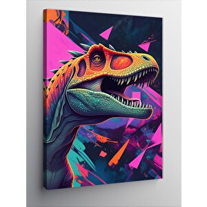 Kanvas Tablo Dinozor Partisi 50x70 cm