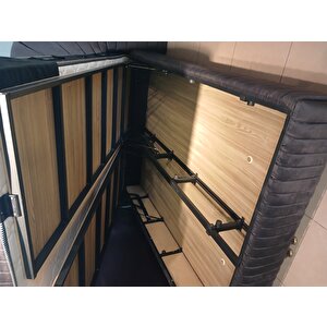 Niva Madalyon 140x190 Baza Başlık Yatak 150x200 cm