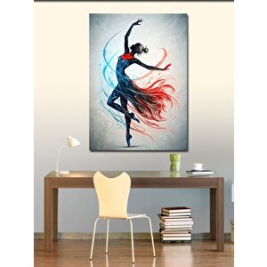 Kanvas Tablo Balerin Kadın 70x100 cm