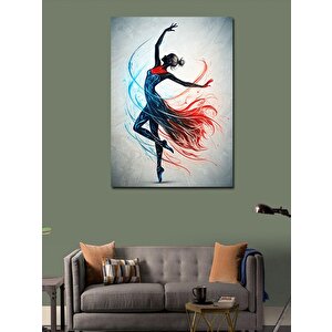 Kanvas Tablo Balerin Kadın 70x100 cm