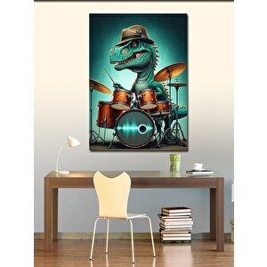 Kanvas Tablo Ritim Dinozoru 70x100 cm