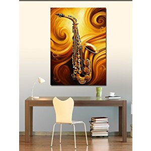 Kanvas Tablo Rüzgarın Ezgisi (saksafon) 50x70 cm