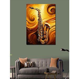 Kanvas Tablo Rüzgarın Ezgisi (saksafon) 50x70 cm