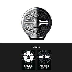 Off-road Valuefit Blade Led Uzun Far Krom 36w 7" Beyaz Isik 1fj357198-011