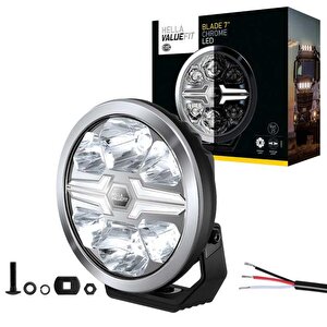 Off-road Valuefit Blade Led Uzun Far Krom 22w 7" Beyaz Isik 1fj357198-001