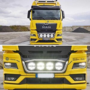 Hella Off-road Valuefit Blade Led Uzun Far Krom 22w 7" Beyaz Isik 1fj357198-001