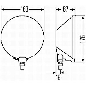 Uzun Hüzme 12v H3 Halojen Sol-sag Kullanilabilir Sari Far Comet 500 1f4005750-761