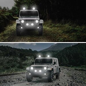 Hella Off-road Valuefit Blade Led Uzun Far Siyah 36w 7" Beyaz Isik 1fj357198-051