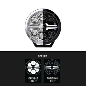 Off-road Valuefit Blade Led Uzun Far Krom 17w 9" Beyaz Isik 1fj357199-001