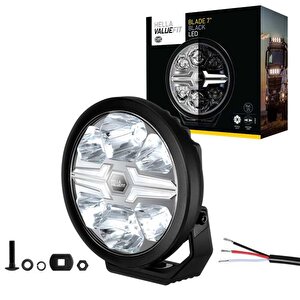 Off-road Valuefit Blade Led Uzun Far Siyah 22w 7" Beyaz Isik 1fj357198-041