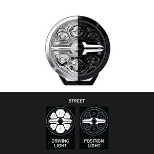 Off-road Valuefit Blade Led Uzun Far Krom 18w 9" Beyaz Isik 1fj357199-011