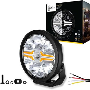 Off-road Valuefit Blade Led Uzun Far Siyah 17w 9" Beyaz-amber Isik 1fj357199-061