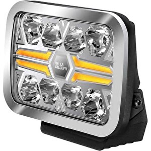 Hella Off-road Valuefit Blade Led Uzun Far Krom 36w 9" Beyaz-amber Isik 1fj357199-081