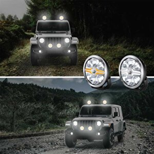 Hella Off-road Valuefit Blade Led Uzun Far Krom 17w 9" Beyaz-amber Isik 1fj357199-021