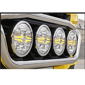 Hella Off-road Valuefit Blade Led Uzun Far Krom 17w 9" Beyaz-amber Isik 1fj357199-021