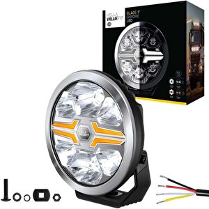 Off-road Valuefit Blade Led Uzun Far Krom 18w 9" Beyaz-amber Isik 1fj357199-031