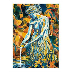 Su Ve Adam Mdf Poster 35cm X50cm