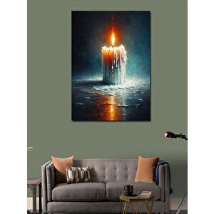 Kanvas Tablo Erimiş Mum 50x70 cm