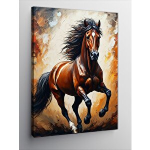 Kanvas Tablo Koşan At 100x140 cm