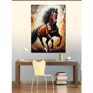 Kanvas Tablo Koşan At 100x140 cm
