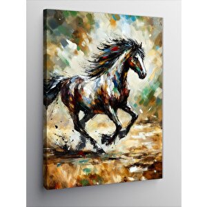Kanvas Tablo Koşan At 50x70 cm